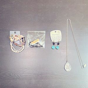 NWT - Miscellaneous Jewelry - earrings, bracelet, necklace